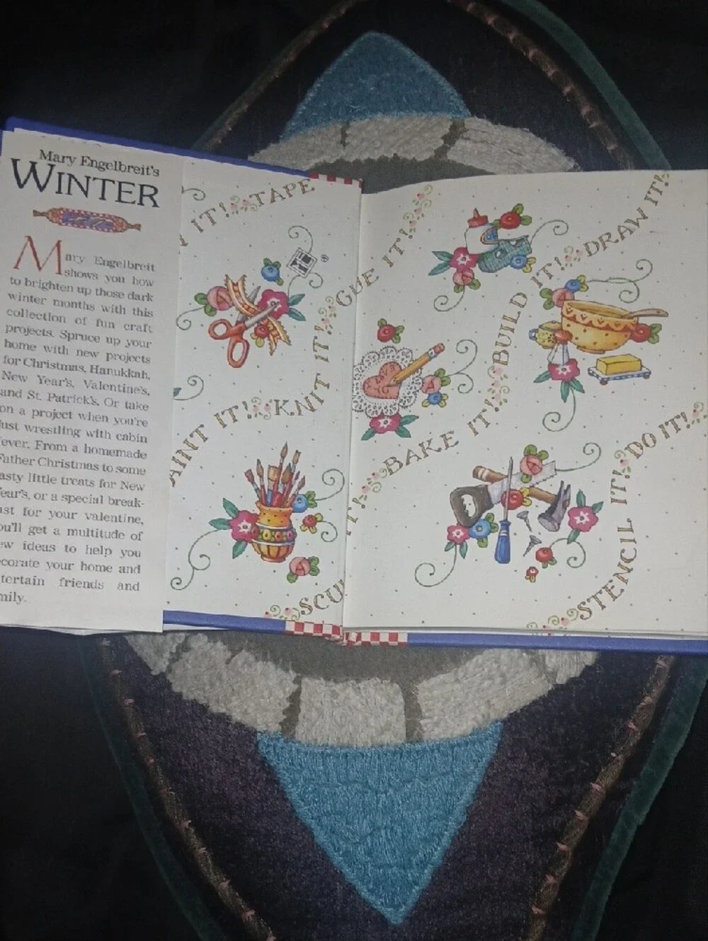 Mary Engelbreit Winter 1996 Book Of Homemade Crafts Designed By Charlotte Lyons